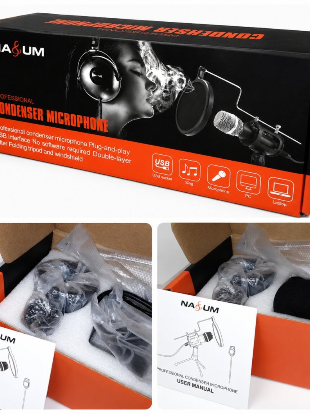 Nasum Professional Condenser Microphone